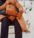 BabyMocs  Strikkede Votter, Rust, 3-7 år