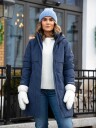Twentyfour Mode Mia Warm Parkas Blå 34