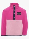 Didriksons   Fleeceskjorte Monte Kids' Half Button   Rosa