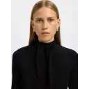 Selected FEMME   Topp slfLina Lano LS High Neck Top   Svart