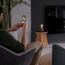 Humble One Smart oppladbar bordlampe valnød