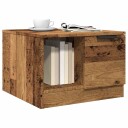  Salongbord gammelt tre 50x50x36 cm konstruert tre 8721158441874