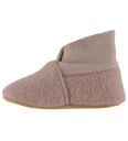 En Fant Wool Slippers W. Rib - Pink - 27\28