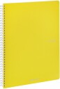 Notatbok EcoQua Original Spiral A4 Linjert Gul