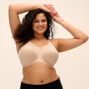 Elomi BH Energise Sports Bra Beige nylon G 100 Dame