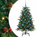  Kunstig juletre grønn 150 cm PVC og Metall og Plast