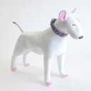 Halsbånd Hund Perlehalsbånd Rosa Stener Og Nagler