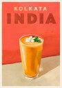 Travel Poster Cocktail Kolkata India Poster Plakat / 40x50cm