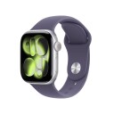Apple Watch Series 11 GPS + Cellular 42mm Silver Aluminium Case with Purple Fog Sport Band   S/M