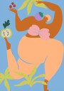 Fruity Run Poster Plakat / 30x40cm