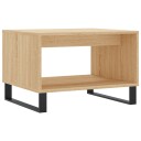 vidaXL Salongbord sonoma eik 60x50x40 cm konstruert tre