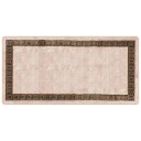  Teppe Runner MARSA Svart 100 x 200 cm Polyester og PVC