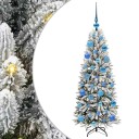  Kunstig juletre Hvit 53 x 53 x 120 cm PVC plast stål og PE