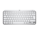 Logitech MX Keys Mini Minimalist Wireless Illuminated Keyboard - Pale Grey - UK - Tastatur - Engelsk - Storbritannia - Grå