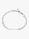 Who Is She Bone Bracelet Silver Sølv ONE SIZE