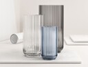Lyngby Vase glass 31 cm lys rosa