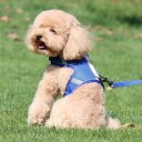 Rosa mesh pustende hundesele & kattesele - m/ reflekterende lenke
