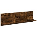  Veggskap 100x16,5x30 cm røkt eik konstruert tre