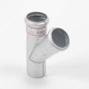 Blücher Rustfritt 45° Grenrør Ø50mm - Kloakk & Avløp Steel Aisi304