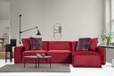 Nightcap Sofa m. Divan 4 seters   Burgundy