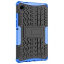Samsung Galaxy Tab A9 Anti-Slip Hybrid-deksel med Stativ Blå / Svart
