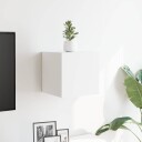vidaXL Vegghengt TV-benk hvit 30,5x30x30 cm