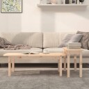 vidaXL Salongbord 2 stk heltre furu