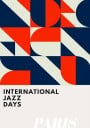Jazz Days Paris Poster Plakat / 100x150cm