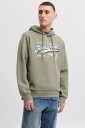 Jack & Jones   Hettegenser Jjelogo Sweat Hood 2 Col Aw26 Sn 2 pack   Grå