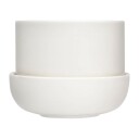 iittala Nappula krukke med fat Ø17 cm h13 cm Hvit