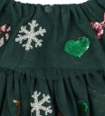 Konges Sløjd Kjole   Tulle   Yvonne Christmas   Hunter Green m.    Konges Sløjd   7 8 år (122 128)   Kjole Armygrønn Grønn