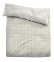 Tom Tailor Rutete sengetøy   Stripet sengetøy i 100% bomull   Beige   Vendbart design   Tom Tailor
