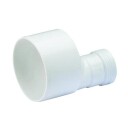 Wavin Eksentrisk Overgang PP 40x32mm - Hvit, Plast, Hydraulikk og tilbehør