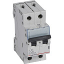 Legrand 5 stk TX³ MCB automatsikring C6 2P 2M 6/6kA