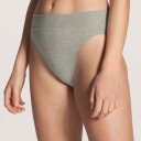 Calida Truser Elastic Tai Gr? bomull Small Dame
