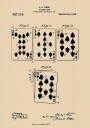 Playing Cards Patent 1909 Plakat Plakat / 21x30cm