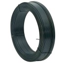  Gjerdetråd 250 m 0,9/1,4 mm stål svartaktig grønn 144474