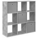  Serviesskap med skuff Betonggrå 102 x 31 x 99,5 cm