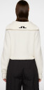 J.Lindeberg Finja Knitted Zip Sweater Dame Whisper White M