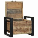  Lagringskasser Brun 40 x 30 x 30 cm Massivt mangotre