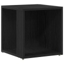  Sidebord Svart Eik 33x33x34,5 cm Konstruert Tre