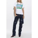 Dsquared2, Dame, Topper, Hvit, XS,