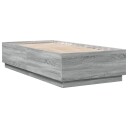  Sengeramme grå sonoma 75x190 cm konstruert tre 8721012274983