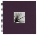 DÃRR UniTex Spiral Fotoalbum (34x34cm) Lilla