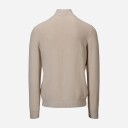 Full Zip Jacket Felted Cashmere Beige
