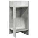  Sidebord med hylle betonggrå 25,5x27x60 cm 8721158574275