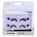 Press & Go Half & Corner Underlashes Whispers Black & Brown