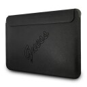 Guess Saffiano Script deksel for en 13" bærbar datamaskin svart