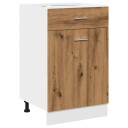  Bunnskap med skuff artisan eik 50x46x81,5 cm konstruert tre 8721158436122