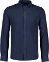 Lindbergh Brushed Twill Shirt L/S   NAVY   M